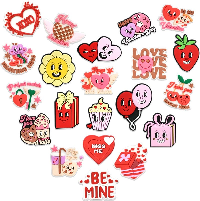 LUCLA Store Cute Shoe Charms for Women Men Adults, Trendy Charms for Shoe Clog Sandals Wristband Bracelet, Shoe Decorations Accessories Party Favors Birthday Gifts - Image 1